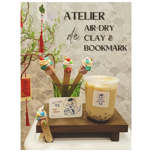 Atelier de Air-dry clay & Bookmark